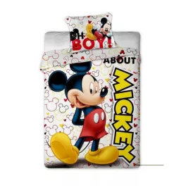   Disney Mickey Classic Charm ágyneműhuzat 140×200cm, 63×63 cm microfibre
