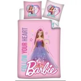   Barbie Follow Your Heart gyerek ágyneműhuzat 100×135 cm, 40×60 cm