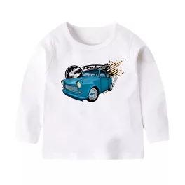 TRABANT 601 HOSSZÚ UJJÚ GYEREK PÓLÓ FEHÉR
