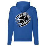 MAZDA CIPZÁRAS KÉK KAPUCNIS PULÓVER