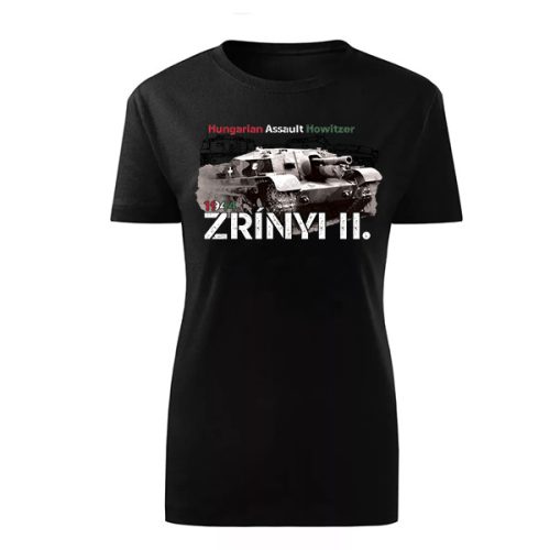 Zrínyi II. Tank női póló (fekete)