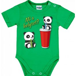 Panda Baba Body zöld