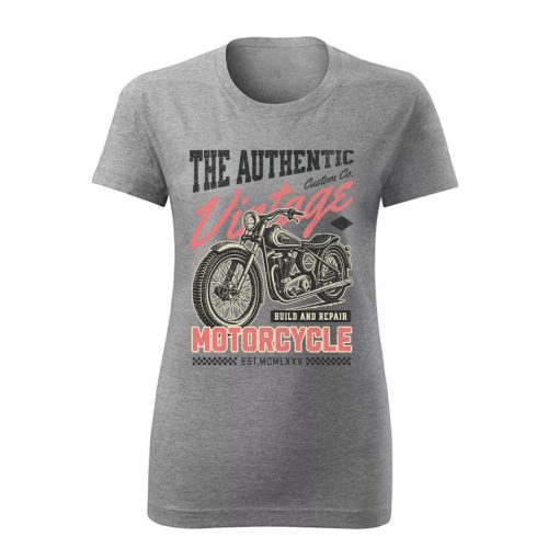 THE AUTHENTIC VINTAGE SZÜRKE NŐI PÓLÓ