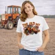 MTZ T25 fehér női traktoros póló