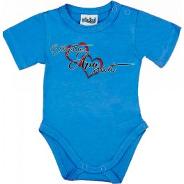 ELLOPTAM APA SZÍVÉT! Baba body rövid ujjú kék