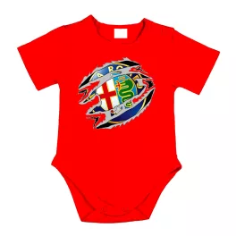 ALFA ROMEO PIROS RÖVID UJJÚ BABA BODY 
