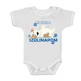 MA VAN A SZÜLINAPOM MANCSOS RÖVID FEHÉR  BABA BODY