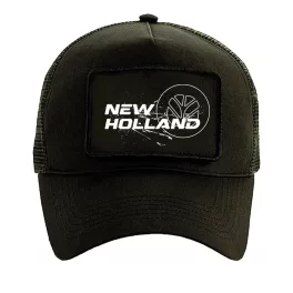 NEW HOLLAND  fekete cserélhető tapaszos baseball sapka 