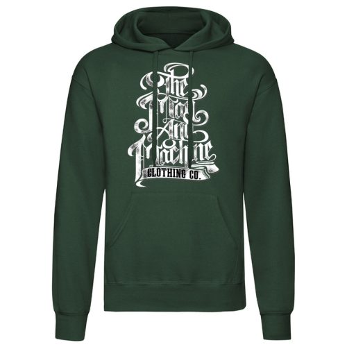 The Man and…Zöld kenguruzsebes pulóver