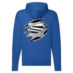 SEAT CIPZÁRAS KÉK KAPUCNIS PULÓVER