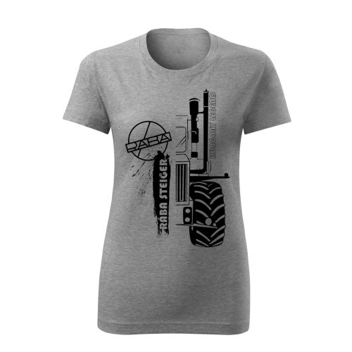 Rába NEW körvonalas design szürke női póló