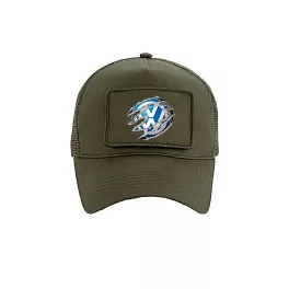 Volkswagen Katonazöld Cserélhető Tapaszos Baseball Sapka
