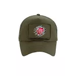 FIAT Katonazöld Cserélhető Tapaszos Baseball Sapka
