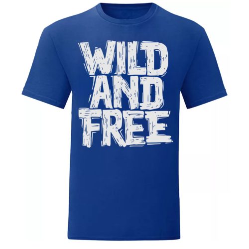 Wild and Free Kék póló