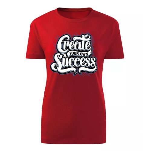 Create your own…Piros női póló