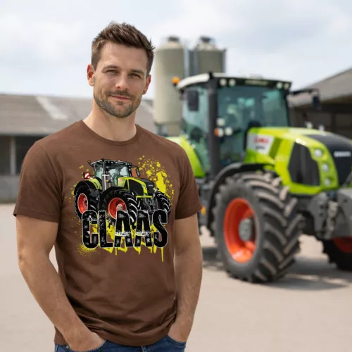 Claas Axion új Barna póló