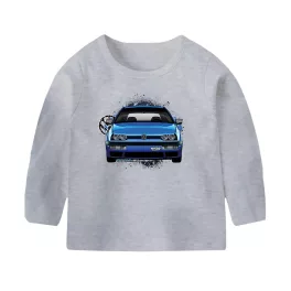 VW GOLF MK3 HOSSZÚ UJJÚ GYEREK PÓLÓ SZÜRKE