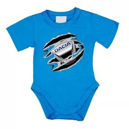DACIA KÉK RÖVID UJJÚ BABA BODY 
