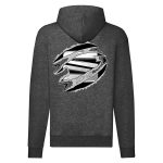 SEAT CIPZÁRAS SÖTÉTSZÜRKE KAPUCNIS PULÓVER