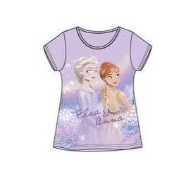 Disney Jégvarázs gyerek rövid póló, felső lila 4-8 év