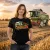 Claas Dominator fekete traktoros női póló