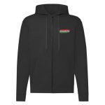 Hungarian style cipzáras pulóver (fekete)