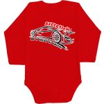 Szeretlek Apa, de a verda az enyém! Baba body hosszú ujjú fekete