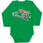 Szeretlek Apa, de a verda az enyém! Baba body hosszú ujjú fekete