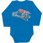 Szeretlek Apa, de a verda az enyém! Baba body hosszú ujjú fekete