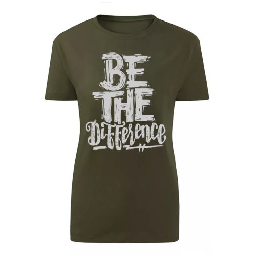 Be the Difference Zöld női póló