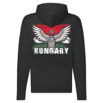 Turul Hungary cipzáras pulóver (fekete)