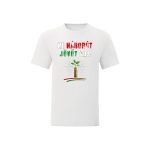 Ne háborút, jövőt adj! női póló (fehér)