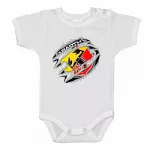 Abarth Fehér  Rövid UJJÚ BABA BODY + Rövid nadrág és zokni