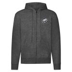 DACIA CIPZÁRAS SÖTÉTSZÜRKE KAPUCNIS PULÓVER