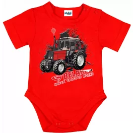 BELARUS BABY BODY PIROS RÖVID UJJÚ