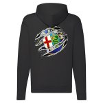 ALFA ROMEO CIPZÁRAS FEKETE KAPUCNIS PULÓVER