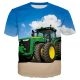 duplakerekes john deere traktoros 3D póló M