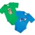 2 DARABOS BABÁS, ŰRHAJÓS SZETT (ZÖLD - KÉK) RÖVID UJJÚ