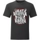 Eat Whateva…Fekete póló 