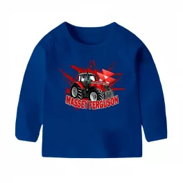 MASSEY FERGUSON KÉK HOSSZÚ UJJÚ GYEREK PÓLÓ