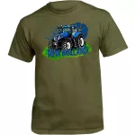 NEW HOLLAND TRAKTOROS Póló Katonazöld