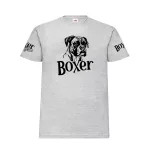 NÉMET BOXER FÉRFI VILÁGOSSZÜRKE PÓLÓ