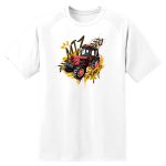 MTZ 82 fehér rövid póló új