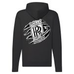 ROLLS-ROYCE CIPZÁRAS FEKETE KAPUCNIS PULÓVER