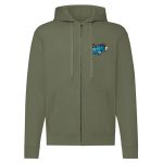 TRABANT 601 CIPZÁRAS ZÖLD KAPUCNIS PULÓVER 