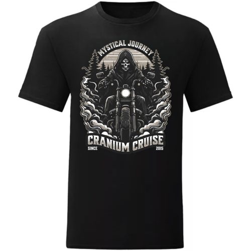 MYSTICAL JOURNEY MOTOROS PÓLÓ FEKETE