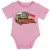 CLAAS RÓSZASZÍN BABY BODY RÖVID UJJÚ