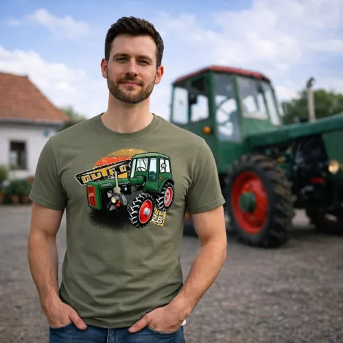 KIS DUTRA (UE28) TRAKTOROS PÓLÓ ZÖLD