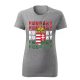 Hungary címer női póló (szürke)