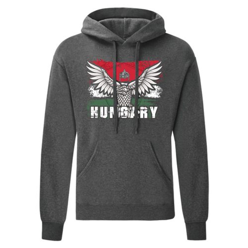 Turul Hungary kenguruzsebes pulóver (sötétszürke)